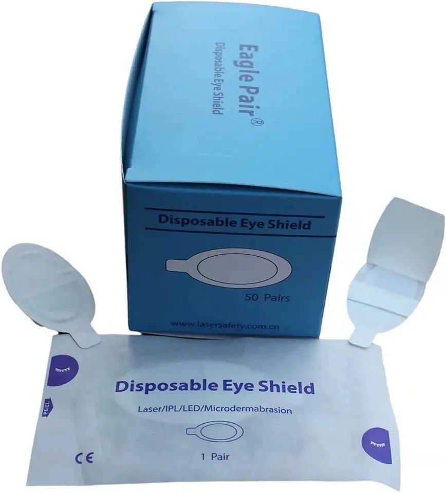 Disposable Eye Shield for IPL + Diode Laser Patient Eye Protection 190nm-11000nm OD7 - Beauty Pro Supplies Canada
