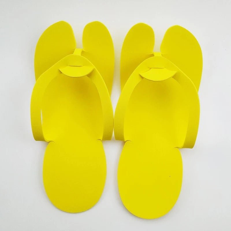 Disposable Foam Pedicure Flip Flop Slippers (48 pieces / 24 pairs) - Beauty Pro Supplies Canada