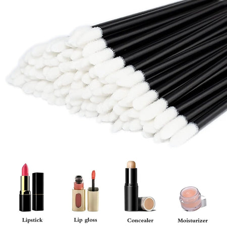 Disposable Lip Brushes, Applicator Brush (50 pieces)