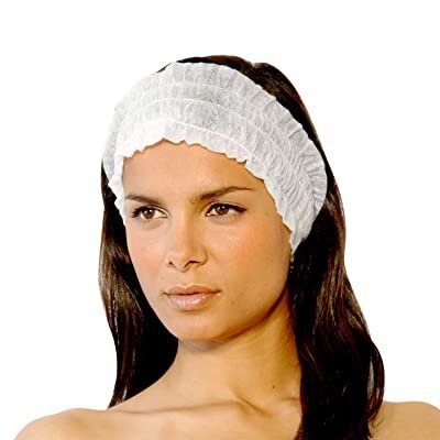 Disposable Spa Headband - White | Pack of 6 - Beauty Pro Supplies Canada