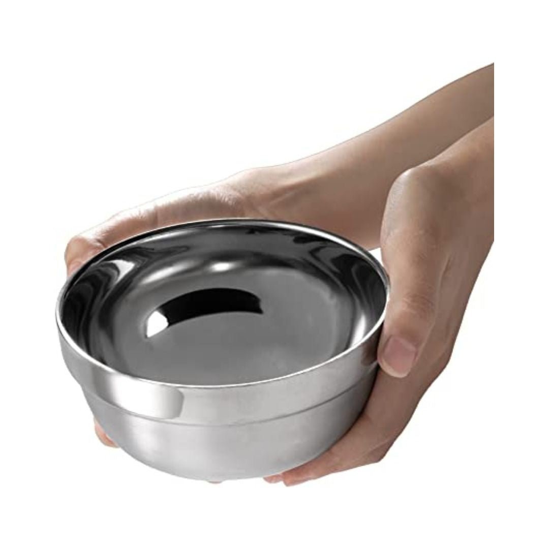 17oz Stainless Steel Bowls, Double-Walled - Beauty Pro Supplies Canada