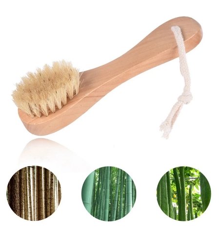 Exfoliating Bamboo Dry Brush, Small 5"