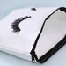 Eyelash Canvas Makeup Bag, White