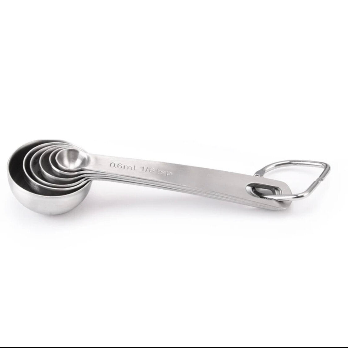 Facial Backbar Measuring Spoons - Stainless Steel | Set of 6 - Beauty Pro Supplies Canada