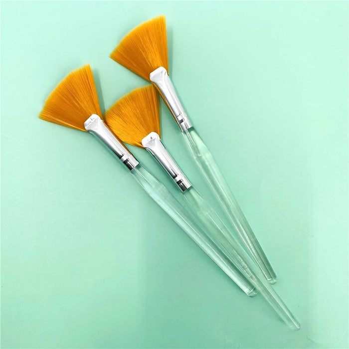 Facial Fan Brush for Chemical Peels - Golden Tip