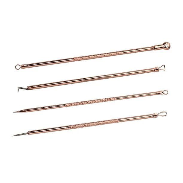Facial Implement Tools for Blackhead Comedone Removal (Set of 4)