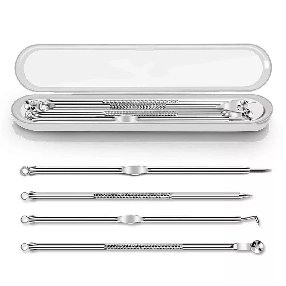 Facial Implement Tools - Stainless Steel | Set of 4 - Beauty Pro Supplies Canada