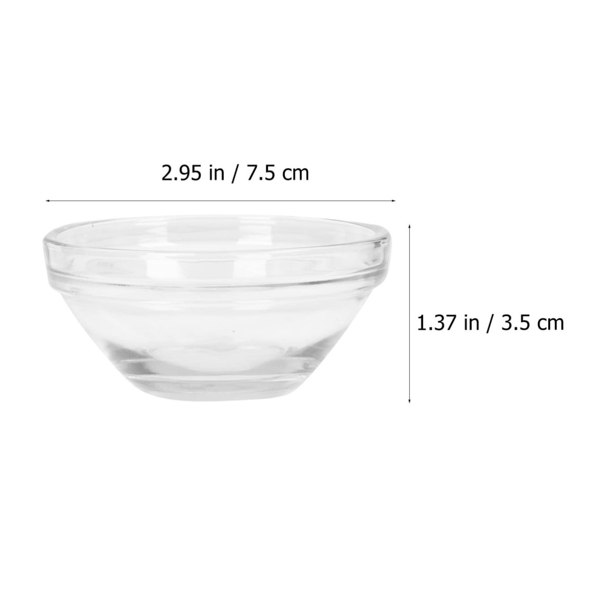 Facial Mask Bowl, #2 Plastic, Clear - Beauty Pro Supplies Canada