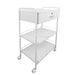 Spa Aesthetican Facial Trolley with Lockable Drawer + Lamp Holder