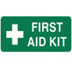 First Aid Kit Sign Self Adhesive Vinyl Sticker