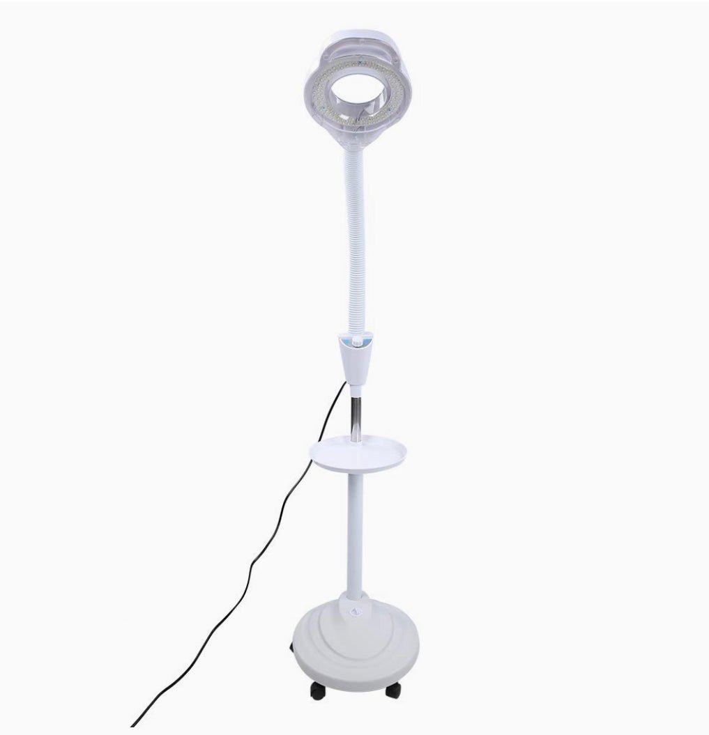 Magnifying Lamp, Floor Model Professional Spa LED 8x Magnifying Lamp