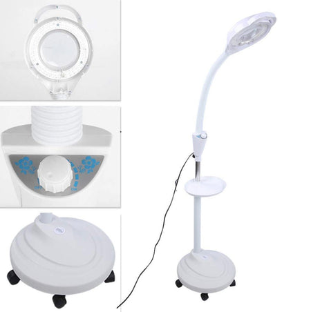 Magnifying Lamp, Floor Model Professional Spa LED 8x Magnifying Lamp