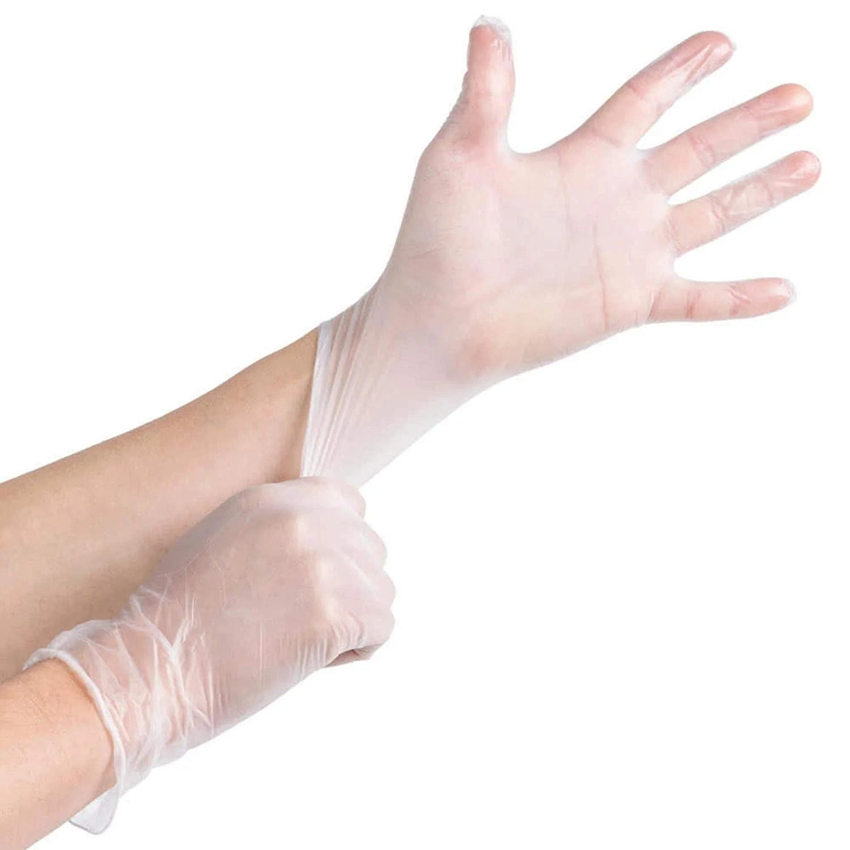 Medical Gloves - Vinyl | Powder-Free | Large | Box of 100 - Beauty Pro Supplies Canada