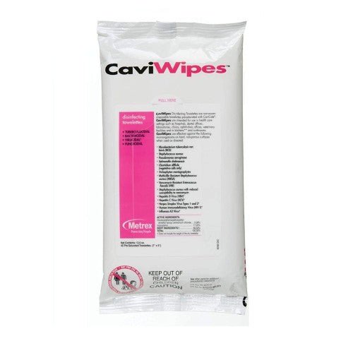 Metrex CaviWipes Surface Disinfectant Wipe 7" x 9", Flat Pack - Beauty Pro Supplies Canada