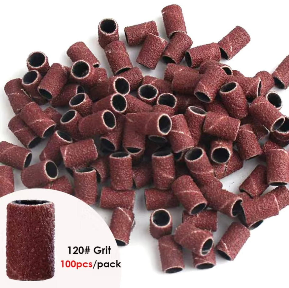 Nail Drill Bit Sanding Band, 80 grit (100 pieces) - Beauty Pro Supplies Canada