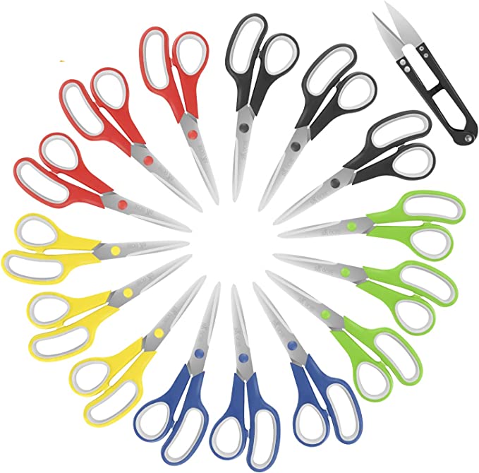 Office Scissors - Assorted Color - Beauty Pro Supplies Canada