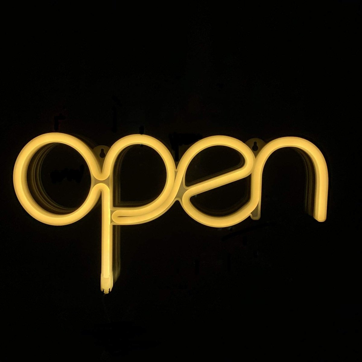 Open Sign, LED Neon (Warm White)