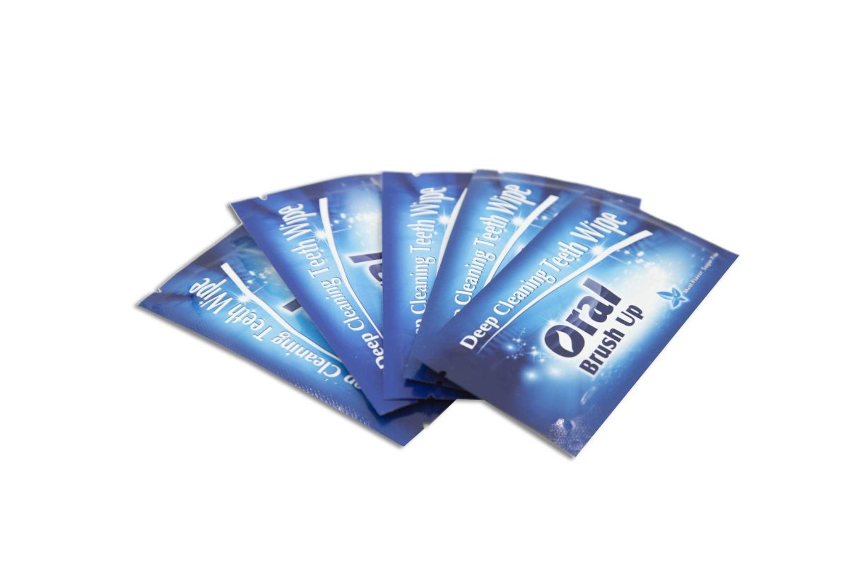 Oral Brush Up Teeth Whitening Wipes