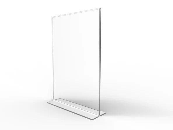Plastic Retail Display Sign Holder - Clear | 5" x 7"