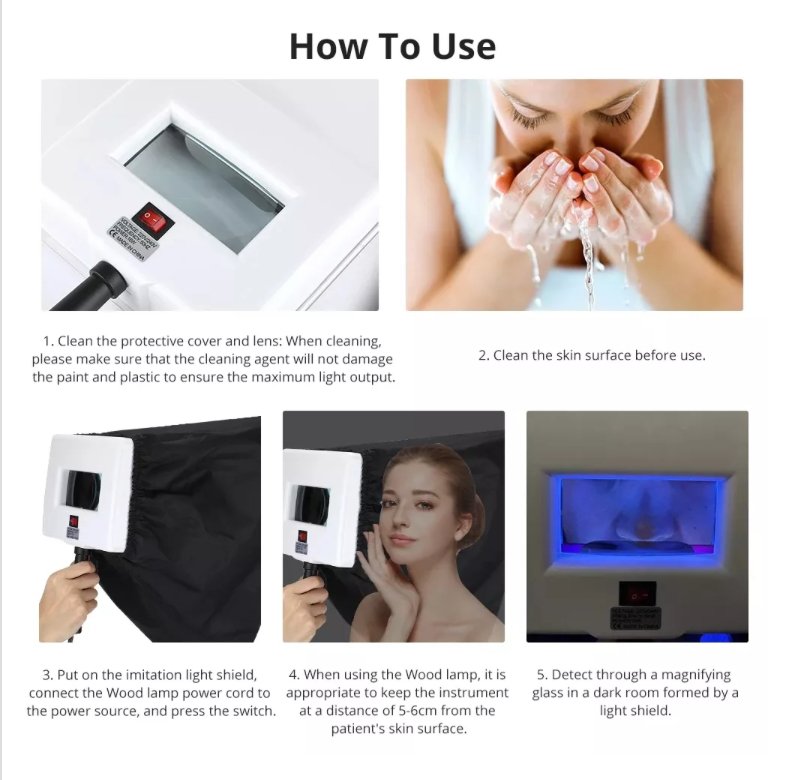 Portable Skin Analyzer Woods Lamp - Beauty Pro Supplies Canada