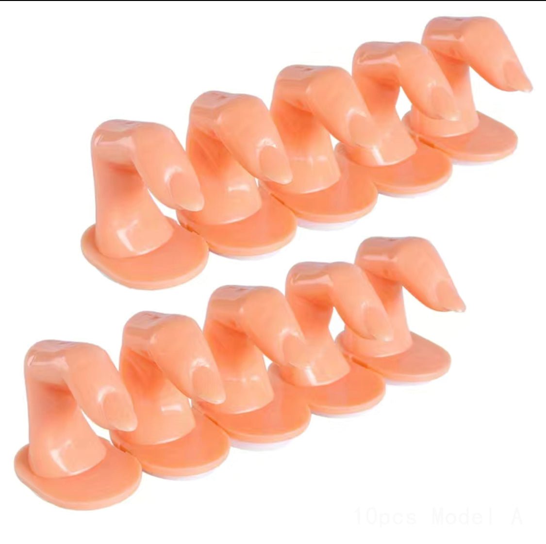 Practice Finger Reuseable Base For Nail Training (Set of 10) - Beauty Pro Supplies Canada