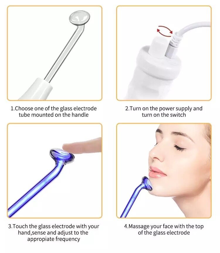 Professional High Frequency Facial Tool Machine — Beauty Pro Supplies ...