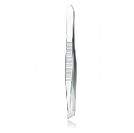 Professional Slant Tip Tweezers, Stainless Steel