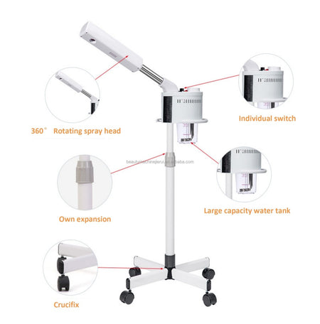 Professional Spa Facial Steamer, Floor Model - Beauty Pro Supplies Canada
