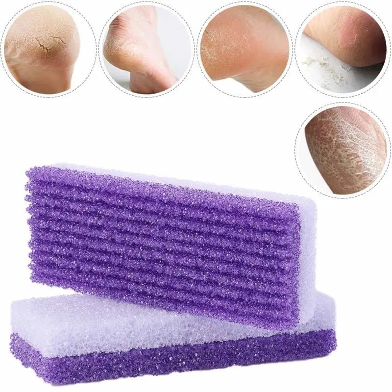 Pumice Buffing Block Sponge for Pedicures, Purple