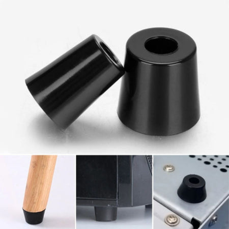 Replacement Black Rubber Feet for Spa Equipment, Set of 10 pieces - Beauty Pro Supplies Canada