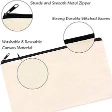 Reusable Canvas Makeup Bag - Beauty Pro Supplies Canada