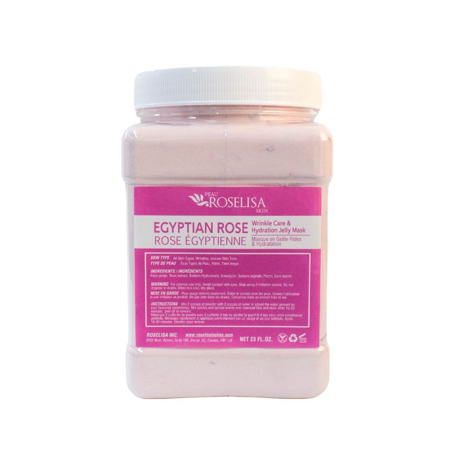 Roselisa Egyptian Rose Jelly Mask - Wrinkle Care & Hydration (725 g/23 oz) - Beauty Pro Supplies Canada