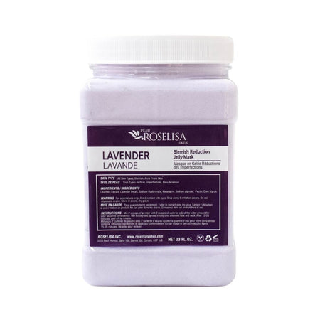 Roselisa Lavender Jelly Mask - Blemish Reduction (725 g/23 oz) - Beauty Pro Supplies Canada