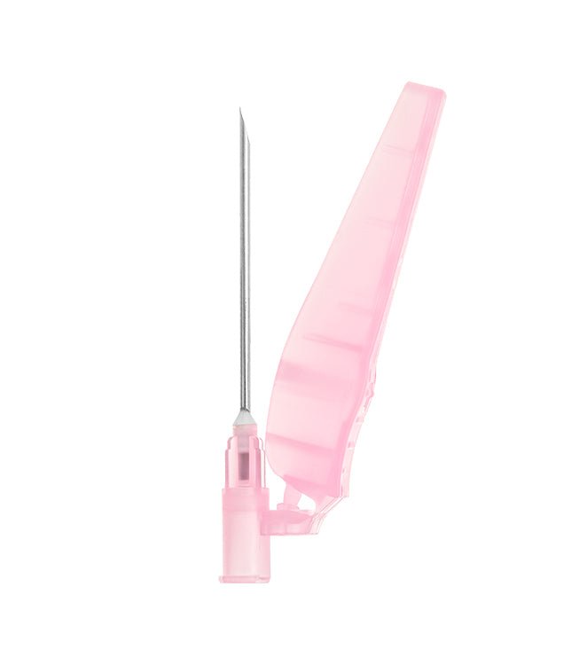Safety Flip Shield Type Needle - 30G x 1/2" | Box of 100 - Beauty Pro Supplies Canada