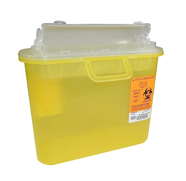 Sharps Collector - 5.4 qt (5.1L) | Yellow - Beauty Pro Supplies Canada