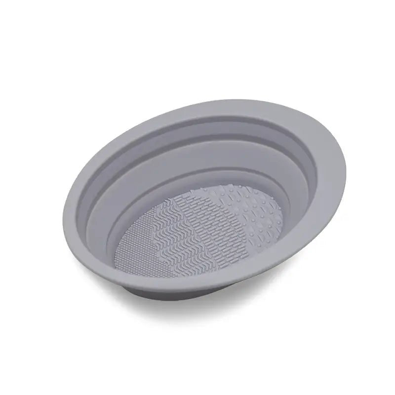 Silicone Brush Cleaning Collapsable Bowl
