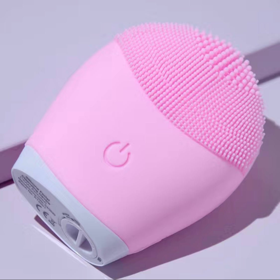Silicone Exfoliating Facial Brush - Pink - Beauty Pro Supplies Canada