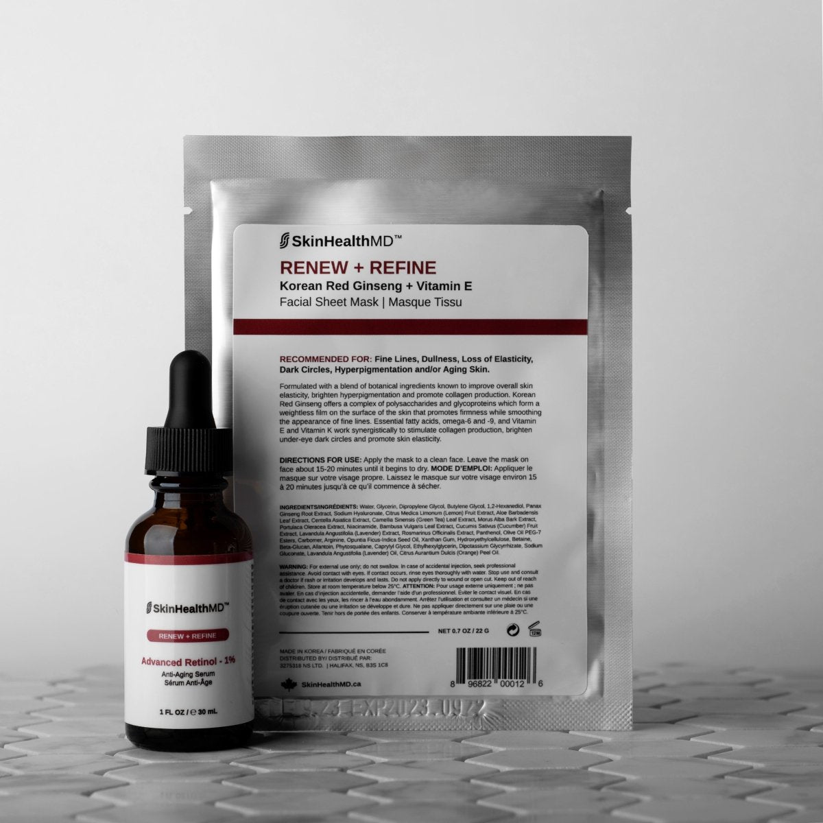 SkinHealthMD Advanced Retinol 1% Anti-Aging Serum | Renew + Refine Series (1 oz/30ml) - Beauty Pro Supplies Canada