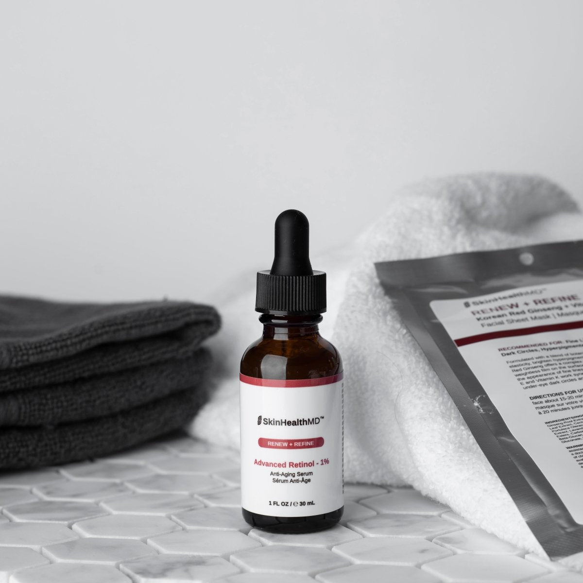SkinHealthMD Advanced Retinol 1% Anti-Aging Serum | Renew + Refine Series (1 oz/30ml) - Beauty Pro Supplies Canada