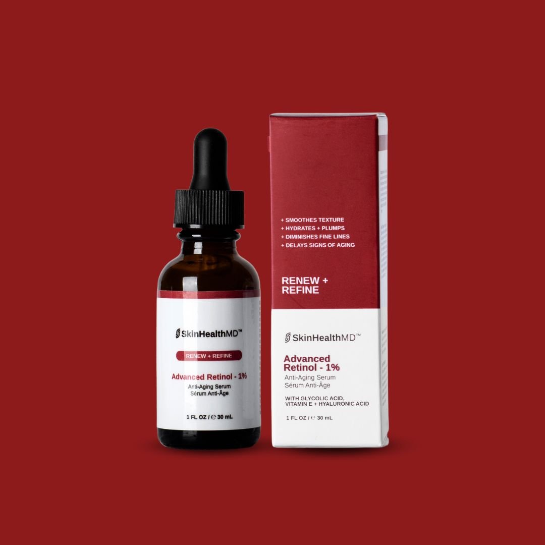 SkinHealthMD Advanced Retinol 1% Anti-Aging Serum | Renew + Refine Series (1 oz/30ml) - Beauty Pro Supplies Canada