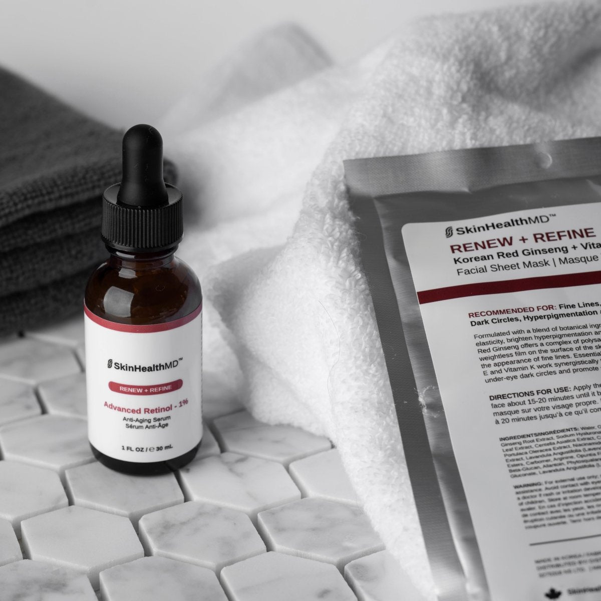 SkinHealthMD Advanced Retinol 1% Anti-Aging Serum | Renew + Refine Series (1 oz/30ml) - Beauty Pro Supplies Canada