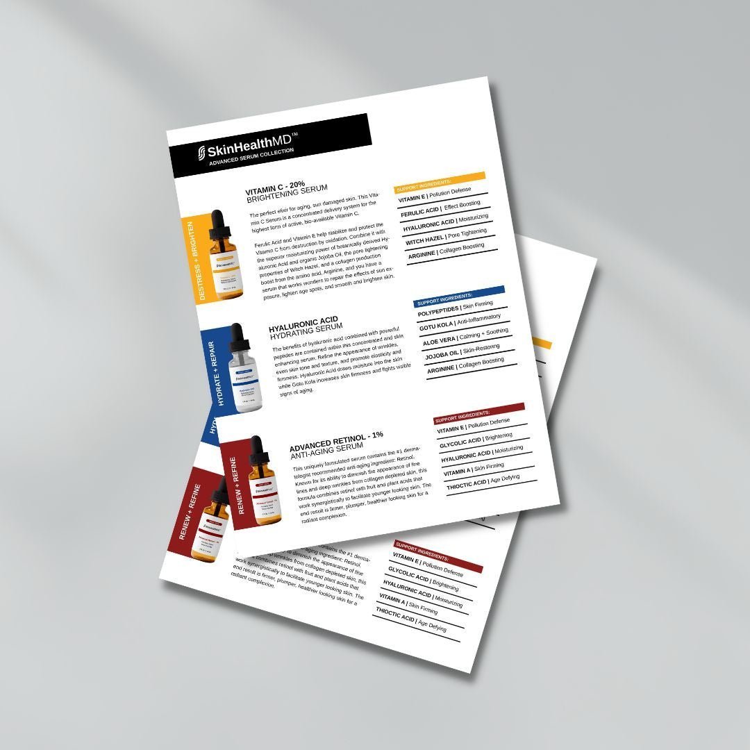SkinHealthMD Retailer Launch Bundle, 6 Top SKU's, Tester + Promo Material - Value of $1,065 - Beauty Pro Supplies Canada