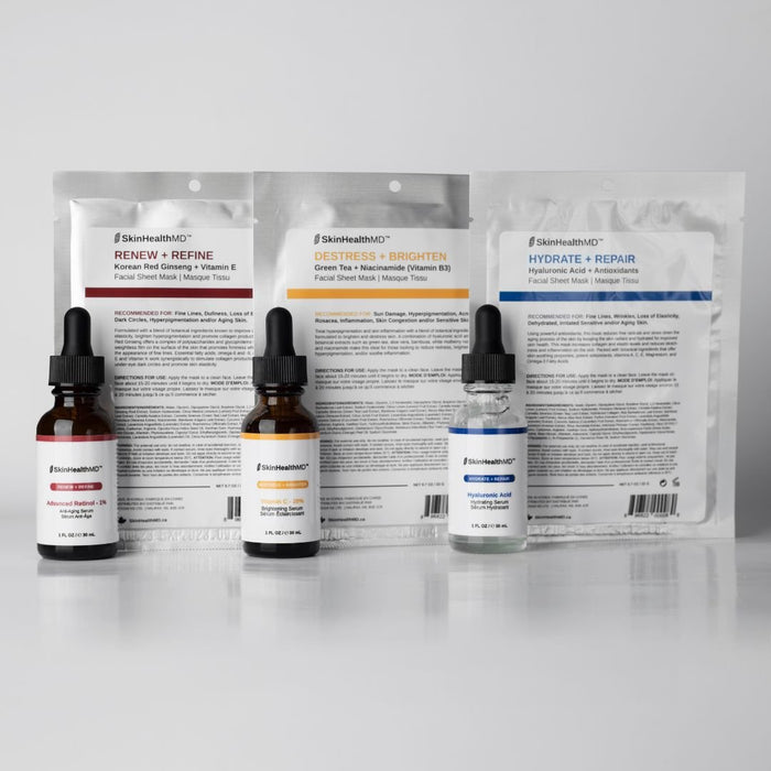 SkinHealthMD Retailer Launch Bundle, 6 Top SKU's, Tester + Promo Material - Value of $1,065