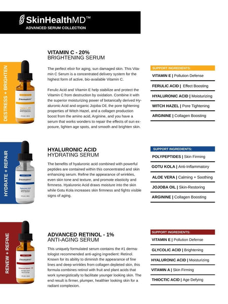 SkinHealthMD Retailer Launch Bundle, 6 Top SKU's, Tester + Promo Material - Value of $1,065 - Beauty Pro Supplies Canada