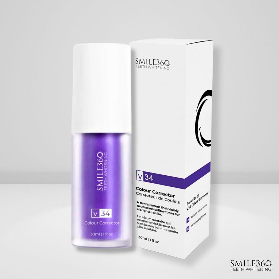 Smile360 v34 Colour Corrector Teeth Whitening Serum - Beauty Pro Supplies Canada