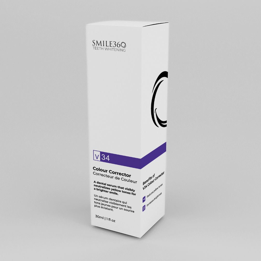 Smile360 v34 Colour Corrector Teeth Whitening Serum - Beauty Pro Supplies Canada
