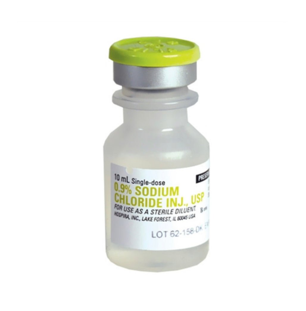 Sodium Chloride 0.9% for Injection, 10 mL Vial with No Preservative