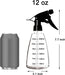 Salon Spray Bottle with Measurements - Clear | 12 oz