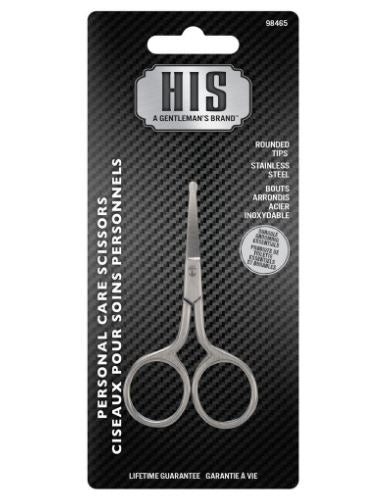 Stainless Steel Rounded Tip Personal Care Scissors
