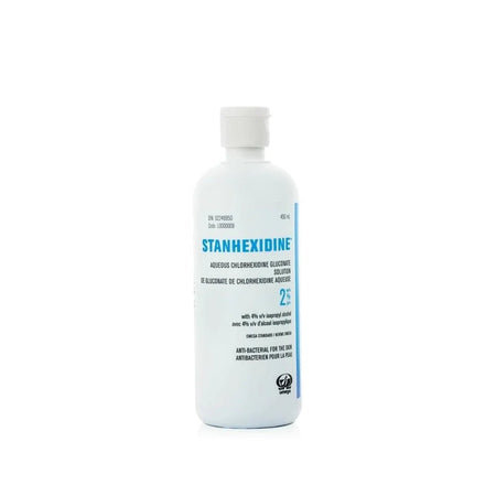 Stanhexidine ® Skin Cleanser 2% Aqueous, Chlorhexidine Gluconate 2% with 4% Isopropyl Alcohol, 450ml